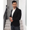Mens Plaid Blazer Sports Coat Casual Slim Fit Checkered Blazer for Men Wedding - 2 of 4