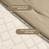 Hyleory Color Clash Quilt Sets 5/7-Pieces Bedding Sets for All Season with Comforter, Pillow Sham, Flat Sheet, Fitted Sheet, Pillowcase - 3 of 4