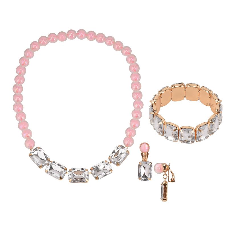 FAOabulous by FAO Schwarz Girls 3pk Necklace, Bracelet and Earring Set, 1 of 4
