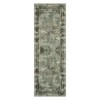 Area Rugs: Washable Non-Slip Floral Vintage Carpet, Foldable Low Pile Stain Resistant Rugs for Hallway, Living Room, Bedroom, Home, Camel - 2 of 4