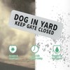 Unique Bargains Acrylic Safety Durable Indoor Outdoor Dog in Yard Signs 3x9 Inch - 4 of 4