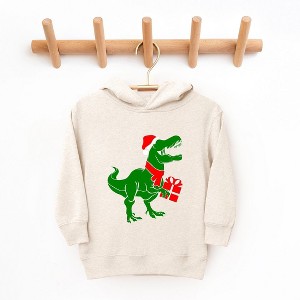 The Juniper Shop Dino Present Toddler Graphic Hoodie - 1 of 3