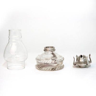 Lehman's Clear Glass Oil Lamp with Cotton Wick