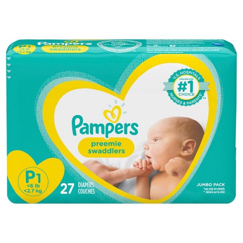 premie gebed Verlichten Pampers Swaddlers Active Baby Diapers - (select Size And Count) : Target