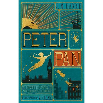 Peter Pan (Minalima Edition) (Lllustrated with Interactive Elements) - by J  M Barrie (Hardcover)