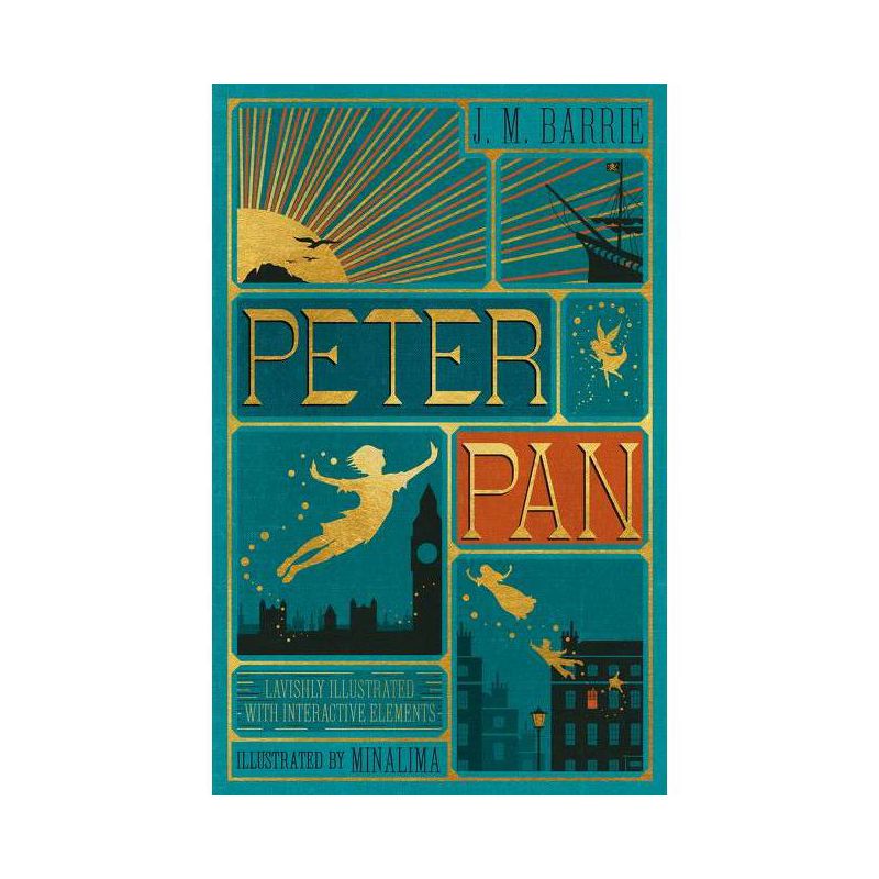 Peter Pan (Minalima Edition) (Lllustrated with Interactive Elements) - by  J M Barrie (Hardcover), 1 of 2