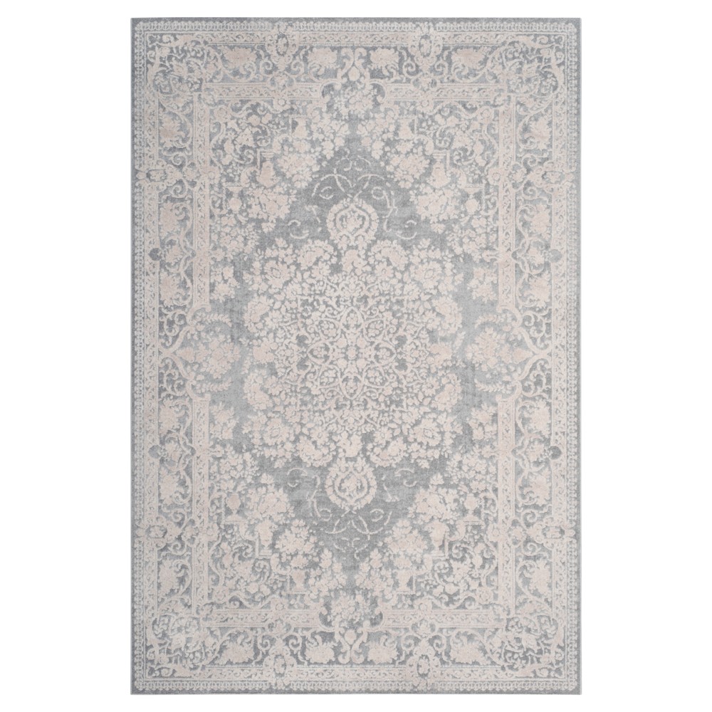 5'1inx7'6in Kinsley Loomed Rug Light Gray/Cream - Safavieh