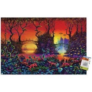 Trends International Danny Flynn - Red Jungle Unframed Wall Poster Prints - 1 of 4