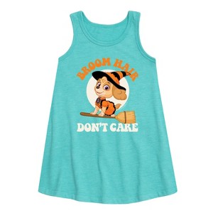 - Paw Patrol - Broom Hair Don’t Care Graphic Sleeveless Aline Dress - 1 of 4