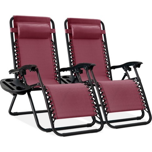 Outsunny Padded Zero Gravity Chair, Folding Recliner Chair, Patio