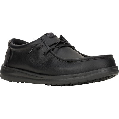 HEYDUDE Men Wally Work CE Classic Slip Resistant Wide , Classic Black Wide, 13 — фото 5