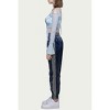 Women's SHEER MESH WRAP CROPPED TOP - ZEMETA - 3 of 3