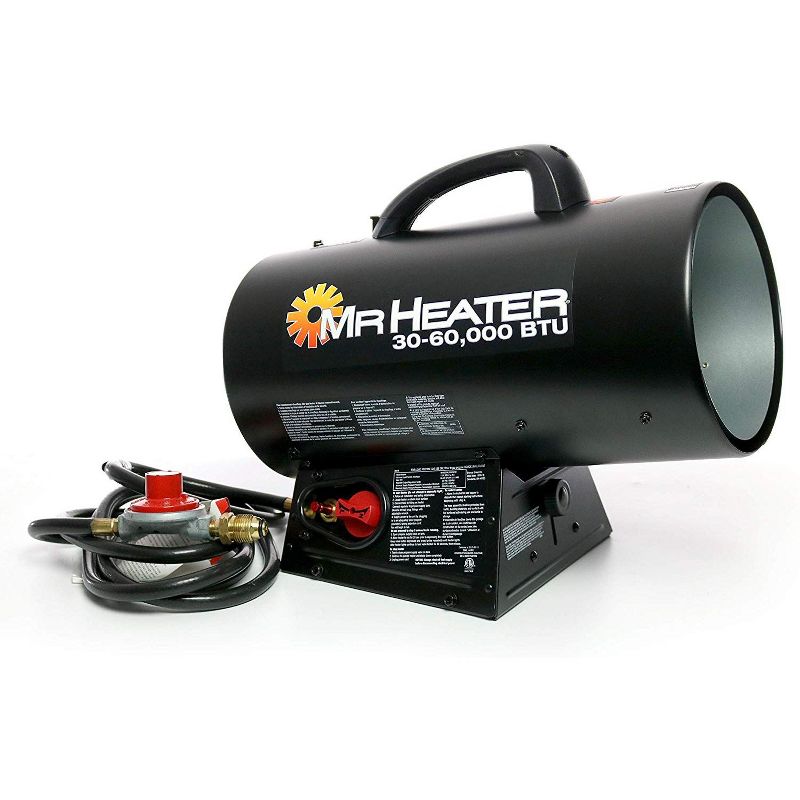 Mr. Heater MH60QFAV Portable Outdoor 60,000 BTU Forced Air Propane Shop Heater, 4 of 6