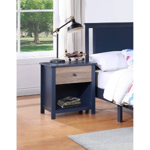 Olive & Opie Connelly Single Drawer Nightstand - 1 of 3