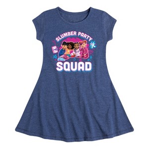 Girls' - Karma's World - Girl Group Fit & Flair Cap Sleeve Dress - 1 of 3