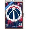Trends International NBA Washington Wizards - Maximalist Logo 23 Framed Wall Poster Prints - 3 of 4