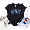 Simply Sage Market Women's Patriotic Mom Varsity Short Sleeve Graphic Tee - 3 of 3