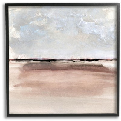 Stupell Industries Abstract Vast Landscape Scenery Framed Giclee Art