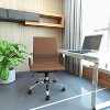 LeisureMod Harris Adjustable Leather Office Executive Chair with Swivel and Tilt - 4 of 4