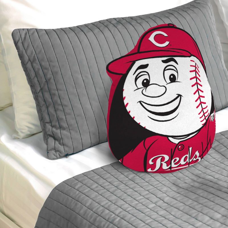 MLB Cincinnati Reds Plushie Mascot Throw Pillow, 2 of 4