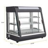 Winado 26 in. 1200-Watt 3-Tiers Commercial Food Warmer Display Buffet Server in Black - 2 of 4