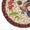 Earth Rugs Eco-Friendly Wildlife Hummingbird Trivet 10"x10" Natural Jute Fiber - 2 of 3