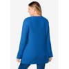 Woman Within Ultra Soft Waffle Thermal Sweatshirt - 3 of 4