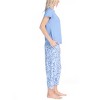 MUK LUKS Women's All Mixed Up 4 Piece Pajama Set - 4 of 4