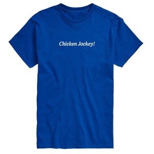 Men's - Instant Message - Chicken Jockey Gamer Short Sleeve Graphic T-Shirt - 1 of 4