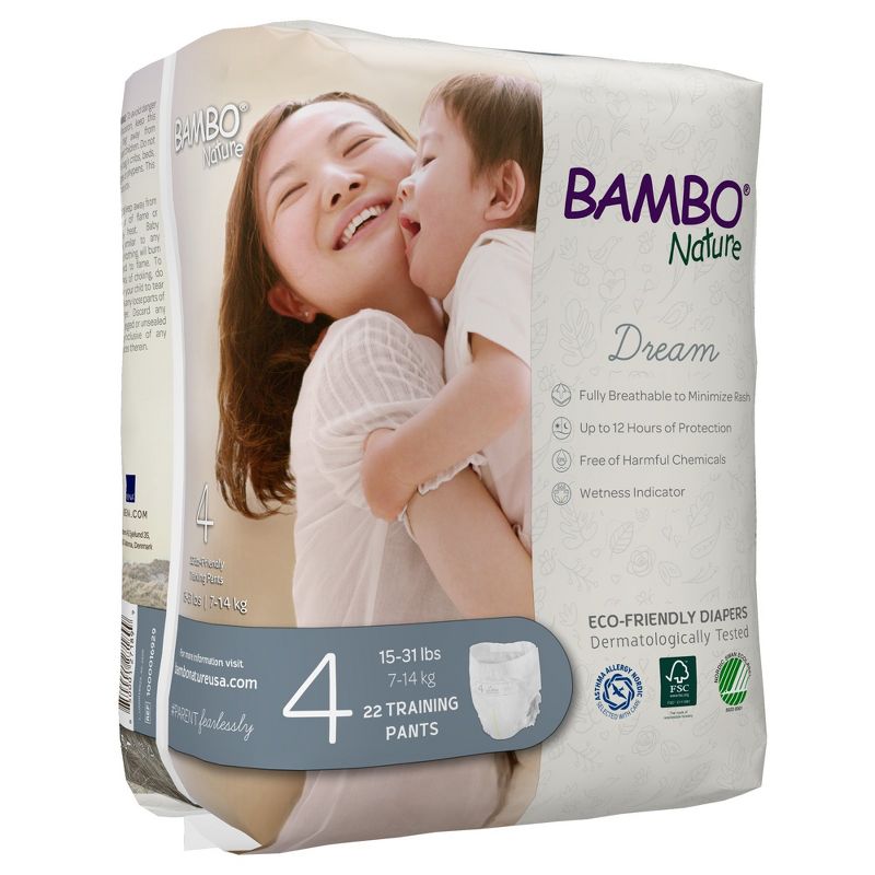 Bambo Nature Dream Unisex Training Pants, Size 4, 3 of 6