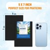 HANSILK Black Canvases for Painting, Canvas Panels5x7 inch, Pack of 6, 100% Cotton Acid-Free, Art Boards for Oil & Acrylic,Happy Mother's Day - 2 of 4