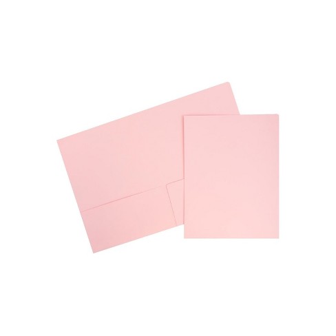 Jam Paper Premium Matte Cardstock Two-pocket Presentation Folders
