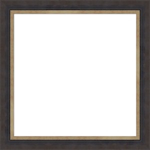 Amanti Art Hammered Charcoal Tan Framed Dry Erase Magnetic Board - 1 of 4