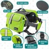 PetAmi Dog Backpack Saddle Bag, Vest Pack for Dogs to Wear, Harness Reflective Safety Side Pockets Leash Hook Camping Hiking Travel - 2 of 4