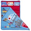 NoJo Rescue Team First Responders Toddler Nap Mat - Includes Attached Pillow and Fleece Blanket - 2 of 4