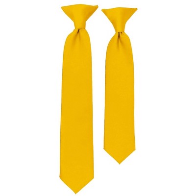 Solid Color Pre-tied Clip On Necktie For Boy