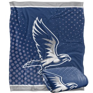 Broward College Logo Dots Silky Touch Blanket White 50x60 - 1 of 4