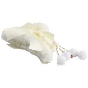 Unique Bargains Women's Fashion Elegant Tassel Wool Ball Hair Clips 1 Pc - 1 of 3