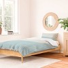 Deny Designs 2pc Twin/Twin Extra Long Colorblock Lines Duvet and Pillow Sham Set Blue: Abstract Pattern, 300 Thread Count, Zippered - 2 of 4
