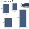 Inhand Memory Foam Bath Mat - Soft Absorbent Velvet with Non-Slip Backing, Machine Washable - 2 of 4