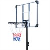 YONWAY Basketball Hoop Portable Basketball Goal for Indoor Outdoor Basketball Stand 5.4-7 ft Adjustable 32 in Backboard with Wheels - 2 of 4