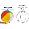 4E's Novelty 16 Inch Inflatable Beach Balls Bulk 24 Pack – Big Beach Ball, Beach Balls for Kids, Pool Toys, Inflatable Balls for Party & Summer Fun - 4 of 4