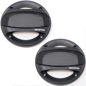 Memphis Audio SRXG42 4" Street Reference Series Grilles for SRX42 Coaxial Speakers - 1 of 2