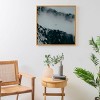Deny Designs Hannah Kemp Flying Above Mountains Framed Wall Art Bamboo - 2 of 3
