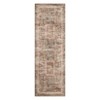 Washable Area Rug Retro Chic Medallion Distressed Design Living Room - 4 of 4