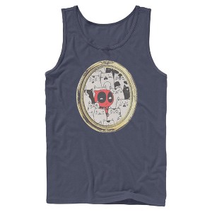 Mens Marvel Deadpool Cats Animated Frame Tank Top - 1 of 4