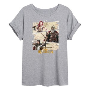 Women's - Lord of the Rings - War of the Rihirrim Group Oversized Graphic T-Shirt - 1 of 4