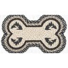 Earth Rugs Graphic Moose Dog Bone Braided Jute Stair Tread – 18"x28" - 2 of 3