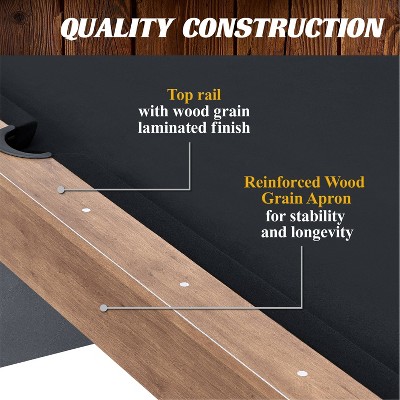 Barrington 7' Industrial Urban Drop Pocket Pool Table