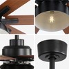 TOBILI 66 Inch Ceiling Fan With 6 Speed Wind 8 Dual Colors Blades With Light - 3 of 4